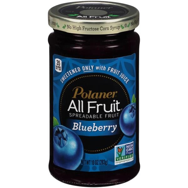 Polaner All Fruit All Fruit Blueberry Spreadable Fruit, Gluten