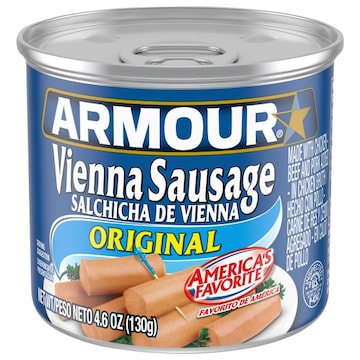 Armour Vienna Sausage Original Flavor Canned Sausage