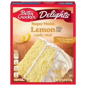 Betty Crocker Super Moist Cake Mix, Lemon