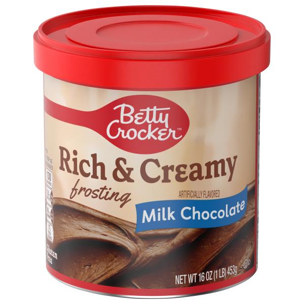 Betty Crocker Frosting, Milk Chocolate, Rich & Creamy Publix Super