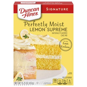 Duncan Hines Signature Signature Perfectly Moist Lemon Supreme Cake Mix