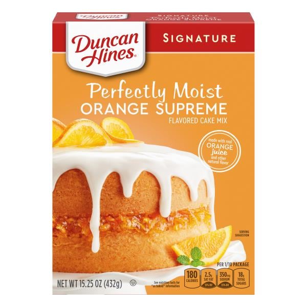 Duncan Hines Signature Signature Perfectly Moist Orange Supreme