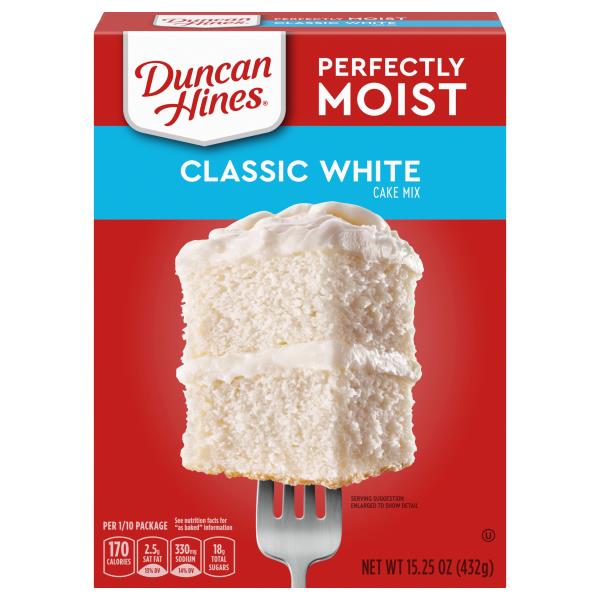 Duncan Hines Perfectly Moist Classic White Cake Mix Publix Super Markets