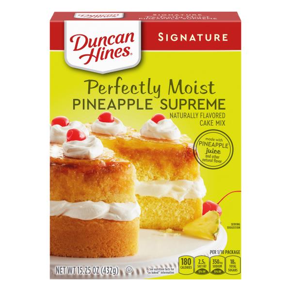 Duncan Hines Signature Signature Perfectly Moist Pineapple Supreme Cake Mix Publix Super Markets
