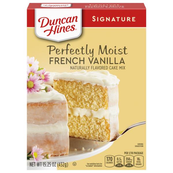 Duncan Hines Signature Signature Perfectly Moist French Vanilla Cake Mix Publix Super Markets