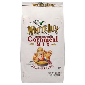 White Lily Cornmeal Mix, Enriched, White, Self-Rising