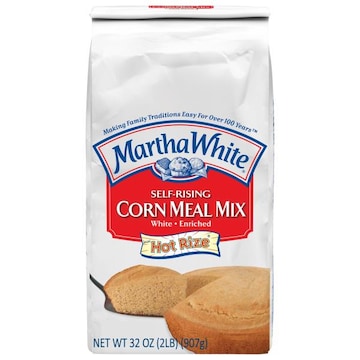 Martha White Corn Meal Mix, Self-Rising, Enriched, White
