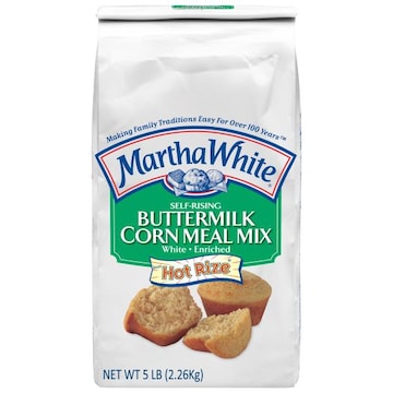 Martha White Corn Meal Mix, Buttermilk, Self-Rising, Enriched, White
