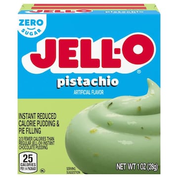 Jell-O Pudding & Pie Filling, Reduced Calorie, Zero Sugar, Instant, Pistachio