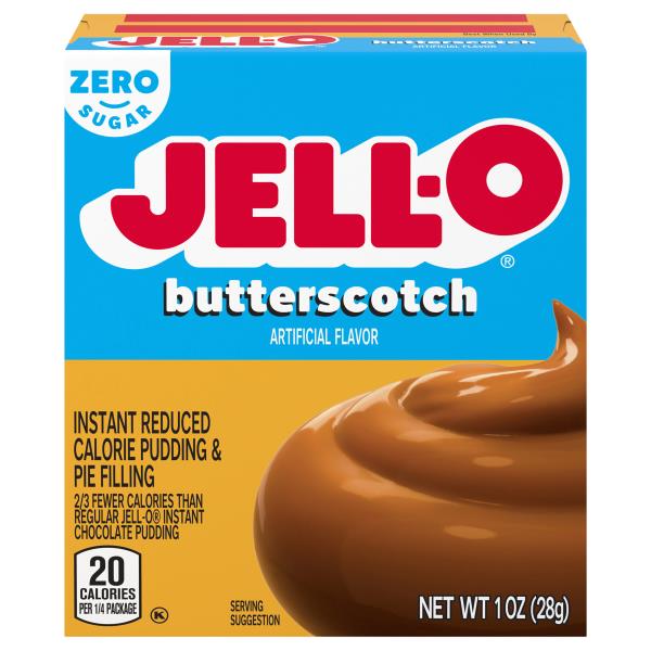 Jell-O Pudding & Pie Filling, Reduced Calorie, Zero Sugar, Instant
