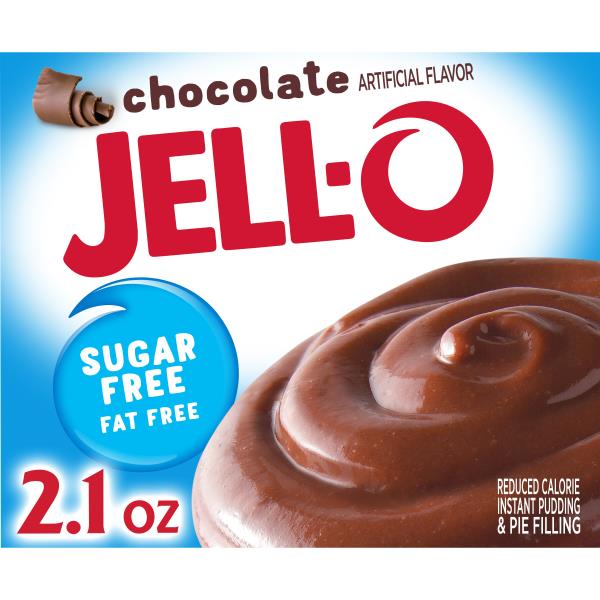 JellO Zero Sugar Chocolate Flavor Instant Pudding & Pie Filling