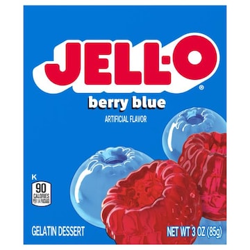 Jell-O Gelatin Dessert, Berry Blue