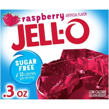 Jell-O Zero Sugar Raspberry Flavor Gelatin
