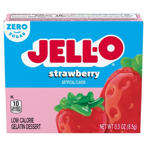 Jell-O Zero Sugar Strawberry Flavor Gelatin | Publix Super Markets