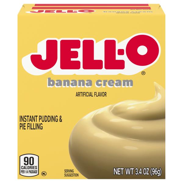 Jell-O Pudding & Pie Filling, Instant, Banana Cream | Publix Super