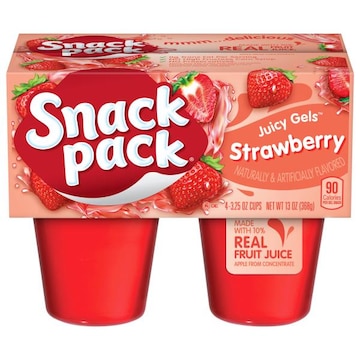 Snack Pack Juicy Gels, Strawberry
