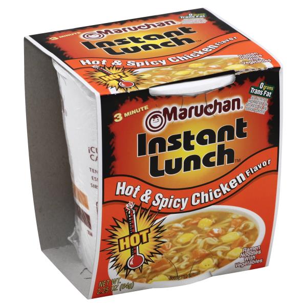 Maruchan Instant Lunch Ramen Noodle Soup, Hot & Spicy Chicken Flavor