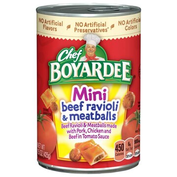 Chef Boyardee Beef Ravioli & Meatballs, Mini