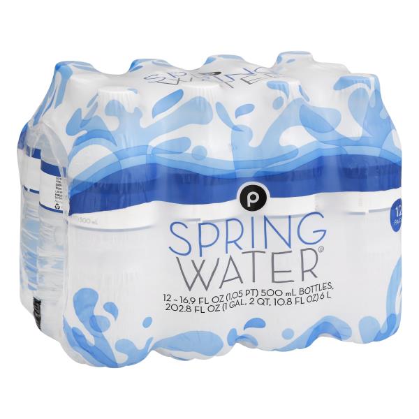 Publix Spring Water, 12 Pack Publix Super Markets