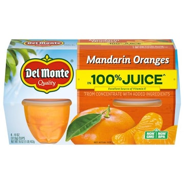 Del Monte Mandarin Oranges in 100% Juice