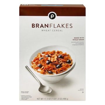 Publix Cereal, Wheat, Bran Flakes