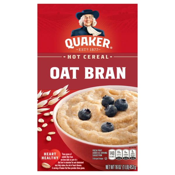 Quaker Cereal, Hot, Oat Bran Publix Super Markets