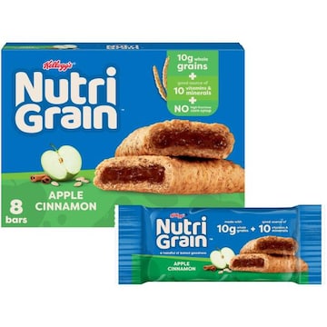 Nutri-Grain Soft Baked Breakfast Bars Apple Cinnamon, Kids Snacks