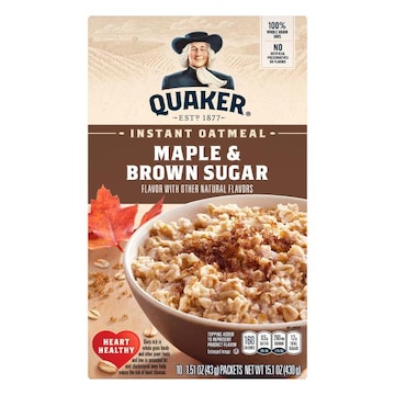 Quaker Instant Oatmeal, Maple & Brown Sugar