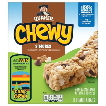 Quaker Chewy Granola Bars, S'mores