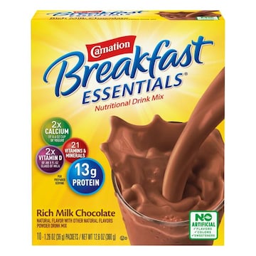 Carnation Breakfast Essentials Complete Nutritional Drink, Rich Milk Chocolate