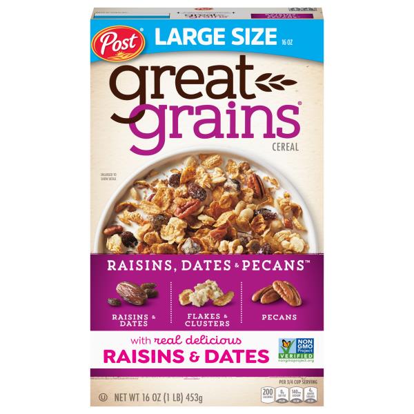 Great Grains Cereal, Raisins, Dates & Pecans Publix Super Markets