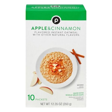 Publix Instant Oatmeal, Apple & Cinnamon