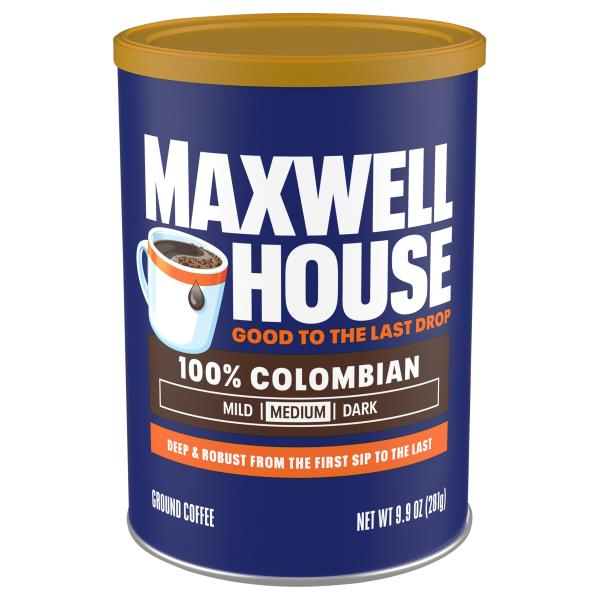 Maxwell House Coffee, Ground, Medium, 100% Colombian | Publix