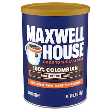 Maxwell House Coffee, Ground, Medium, 100% Colombian