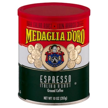 Medaglia d'Oro 100% Arabica Ground Dark Italian Roast Espresso Coffee