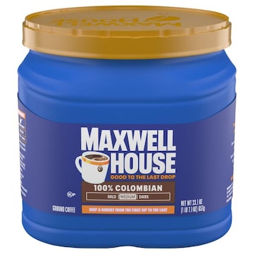 Maxwell House Coffee, Ground, Medium, 100% Colombian