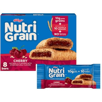 Nutri-Grain Soft Baked Breakfast Bars Cherry, Kids Snacks