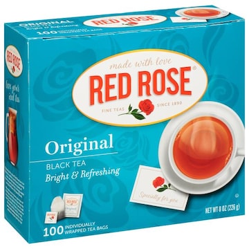 Red Rose Black Tea, Original, Bright & Refreshing