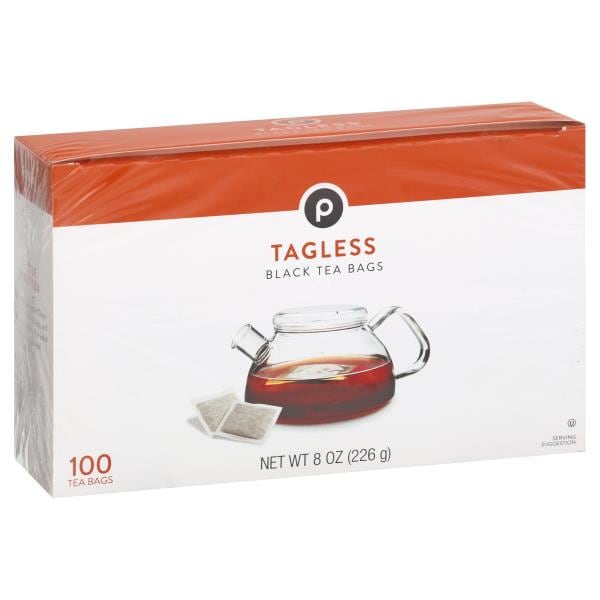 Publix Black Tea Bags, Tagless Publix Super Markets