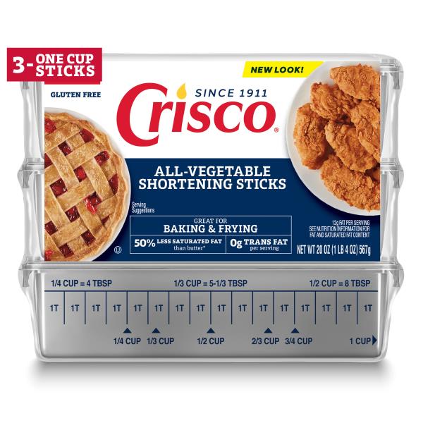 Crisco Shortening Sticks, AllVegetable Publix Super Markets