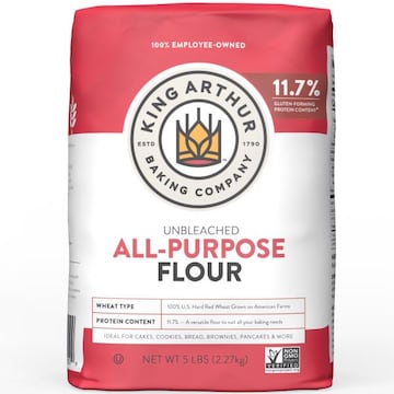 King Arthur Baking All Purpose Unbleached Flour, Non-GMO Project Verified, Certified Kosher, No Preservatives, 5 lbs