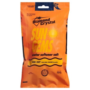 Diamond Crystal Sun Gems Water Softener Salt, Red-Out