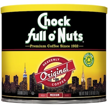 Chock Full O Nuts Coffee, Ground, Medium, Original