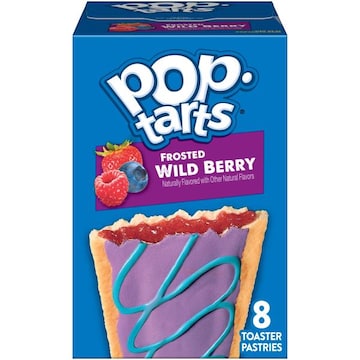 Pop-Tarts Toaster Pastries Frosted Wild Berry, Breakfast Foods