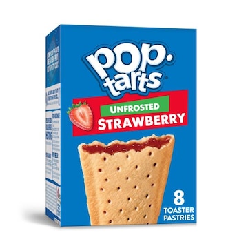 Pop-Tarts Toaster Pastries Unfrosted Strawberry, Breakfast Foods