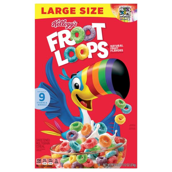 Froot Loops Cereal, Multi-Grain, Sweetened | Publix Super Markets