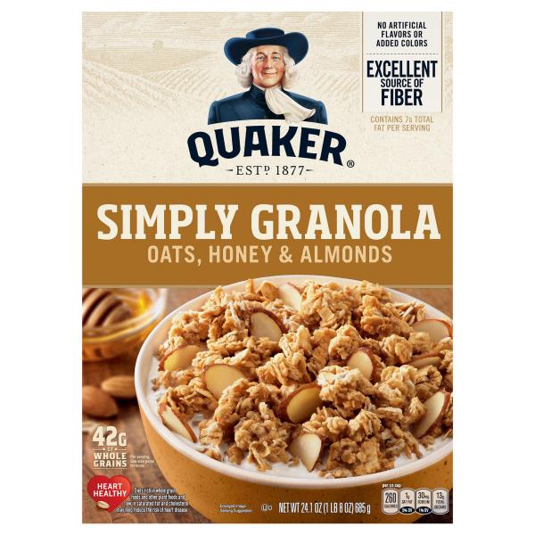 Quaker Simply Granola, Oats, Honey & Almonds Publix Super Markets