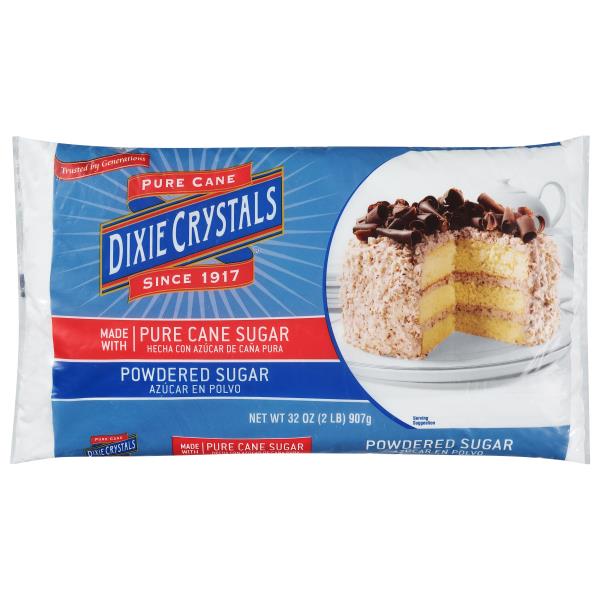 Dixie Crystals Sugar, 10 X Powdered, Pure Cane Publix Super Markets