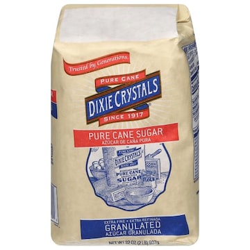 Dixie Crystals Sugar, Pure Cane, Granulated, Extra Fine