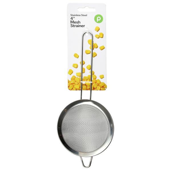 Publix Strainer, 4 Inch Mesh, Stainless Steel Publix Super Markets